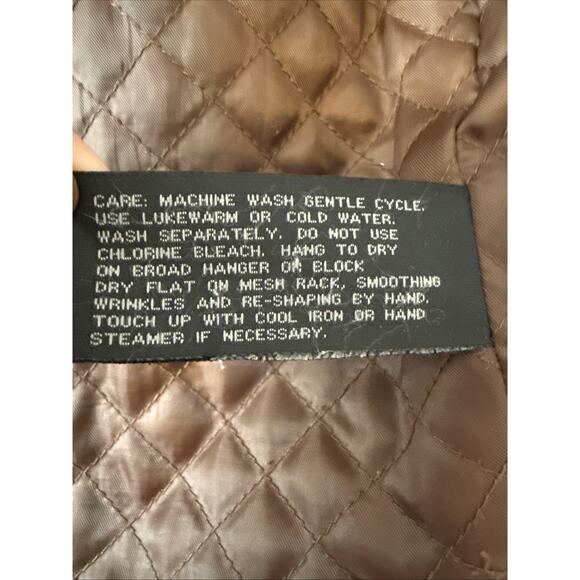 Claiborne Men's M Western Chore Sueded Jacket Quilt Lining Utility Barn Retro - Picture 8 of 11